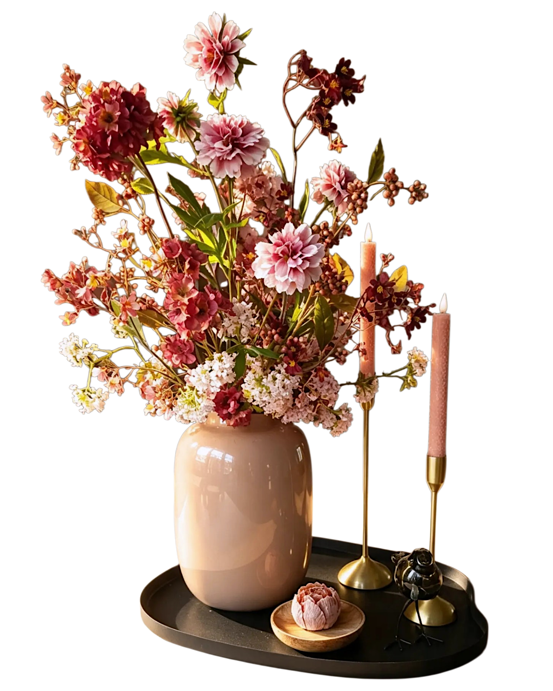 Pink Autumn Blush – Luxe herfst tafelset