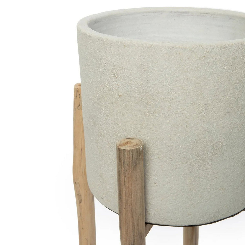 Plantenpot Bali Beton Naturel - Maat L 2