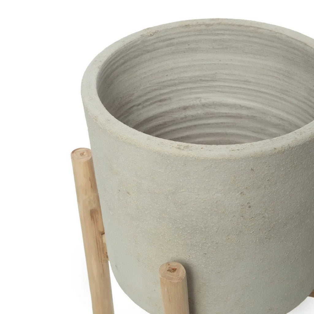 Plantenpot Bali Beton Naturel - Maat S 2