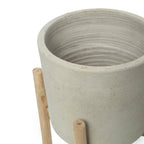 Plantenpot Bali Beton Naturel - Maat S 2