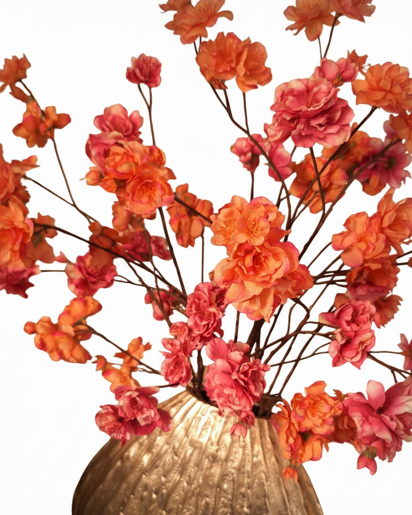 Statement Piece - Gouden J-line Vaas Bloesemarrangement2