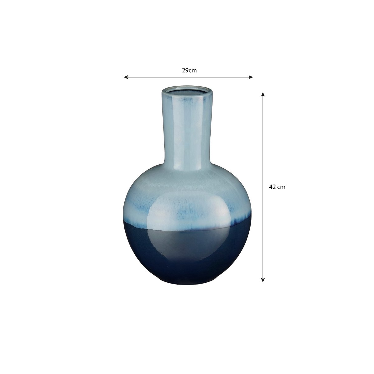 Vaas Holm Blauw 42cm
