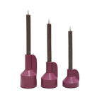 SALE! Kaarshouder - Alota mauve Ø9 x H17/13/9 cm