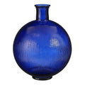 Vaas Fles Firenza Donkerblauw 42cm