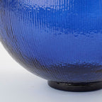 Vaas Fles Firenza Donkerblauw 42cm