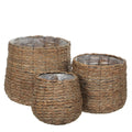SET - Plantenmanden Avalon Lichtbruin
