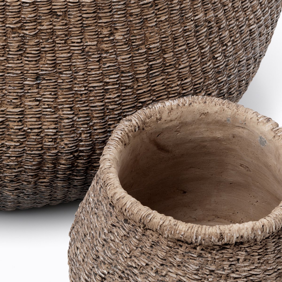 De Faux-Puff Planter - Bruin - S