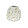 Vaas Lazy Beach schelpen  Ø26xH23cm