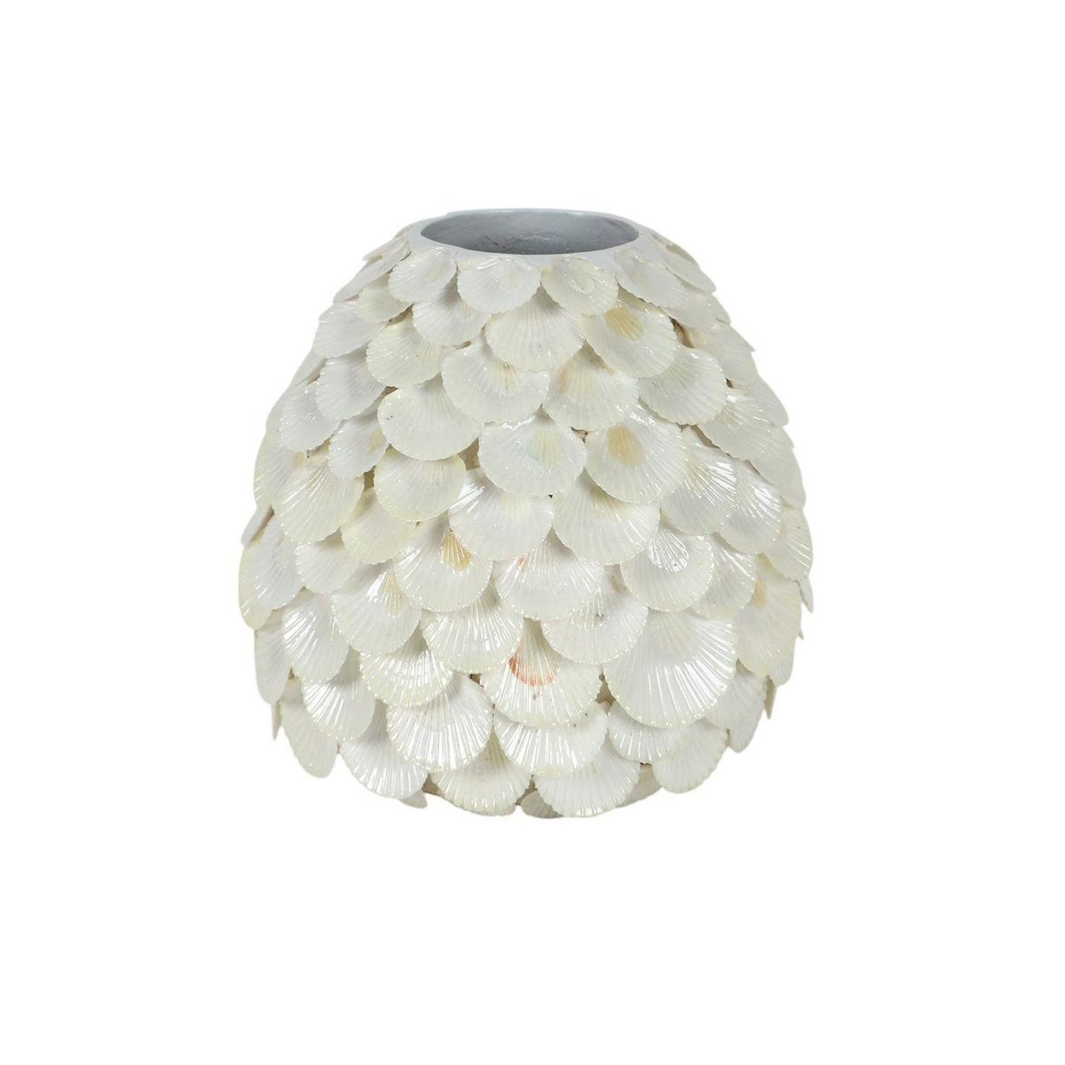 Vaas Lazy Beach schelpen  Ø26xH23cm