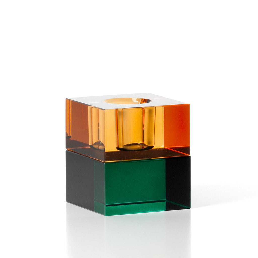 De Gem Blocks Kaarshouder - Groene Amber