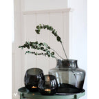 Waxinelichthouder - Moho grey (set van 2 stuks)