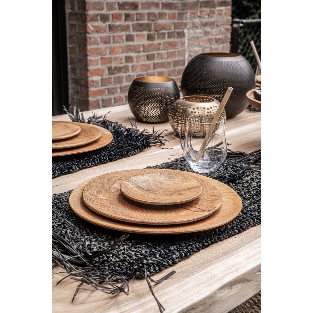 The Pierced Ball - Zwart Goud - L