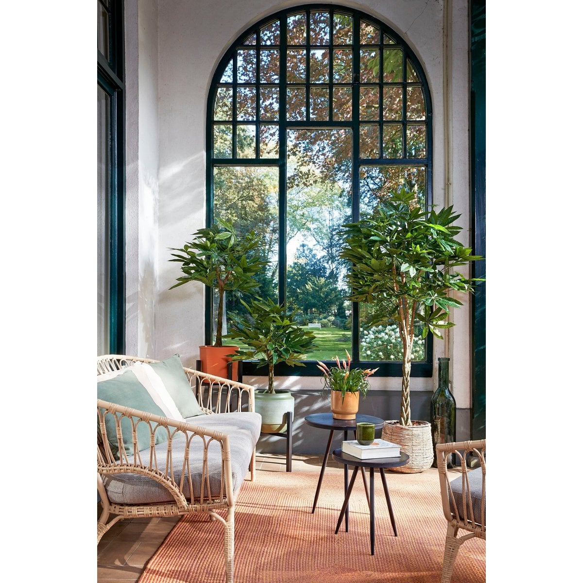 Kunstplant Pachira Groen 120cm - Real Touch
