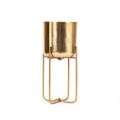 De Messing Plantenbak op Standaard - Messing - M