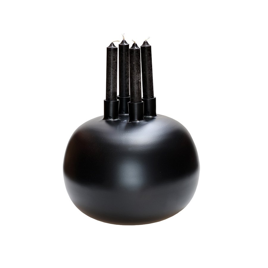 SALE! Kaarshouder - Valdes Ø25 cm black