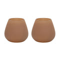 Waxinelichthouder - Tasman XS matte sand (set van 2 stuks)