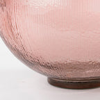 Vaas Fles Firenza Lichtroze 42cm