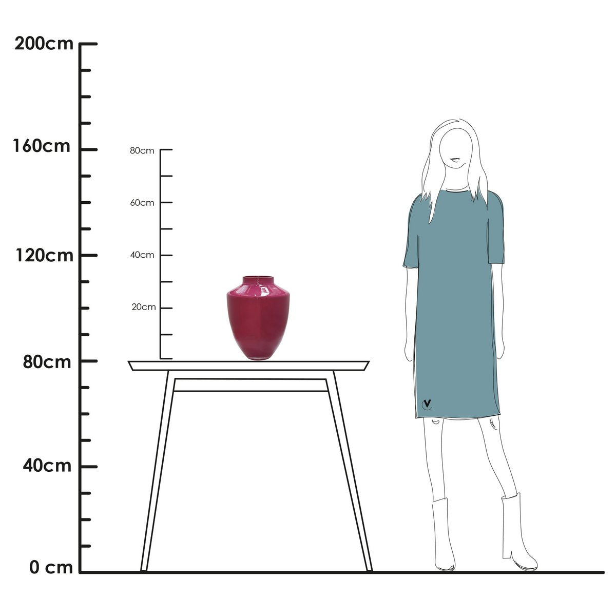 Vase - Tugela mauve