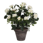 Kunstplant Roosje Wit 33cm