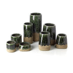 De Moss Conische Plantenbak - Betongroen - L