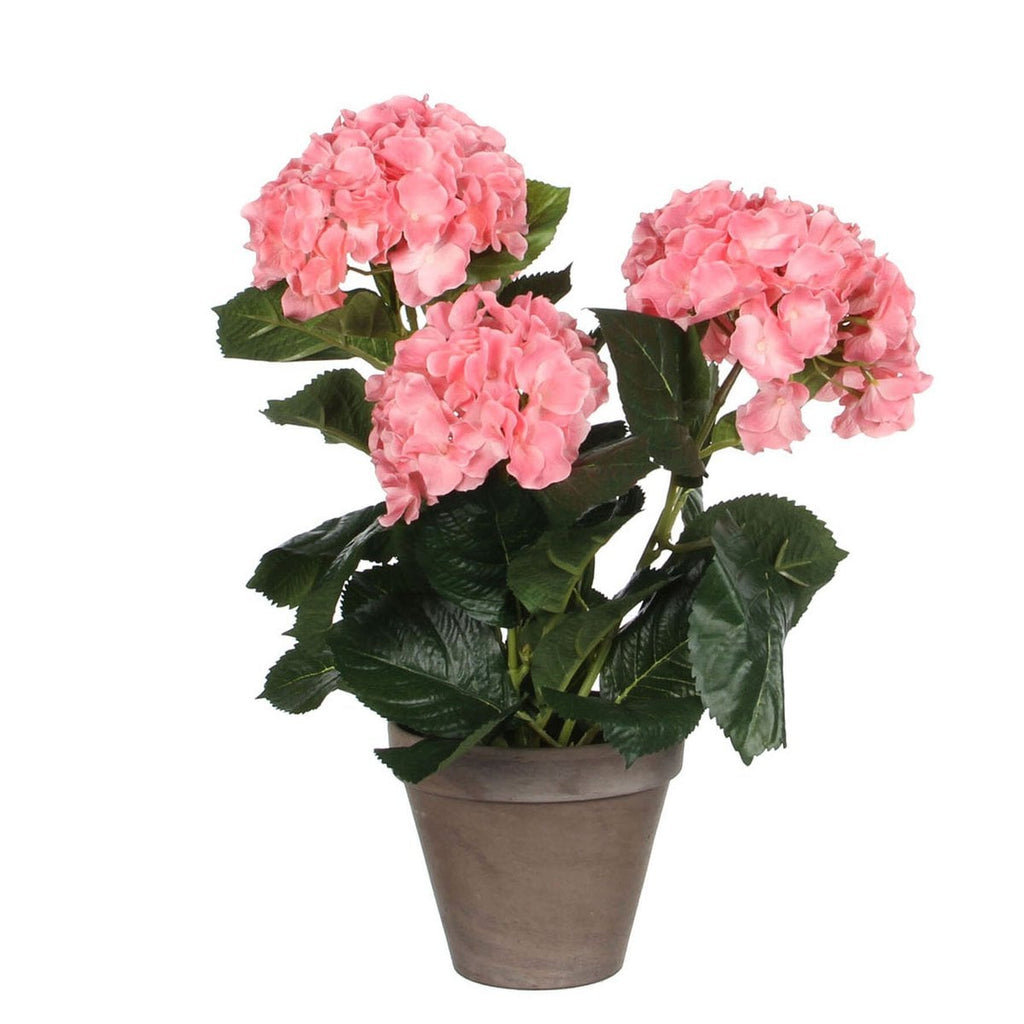 Kunstplant Hydrangea Roze 40cm