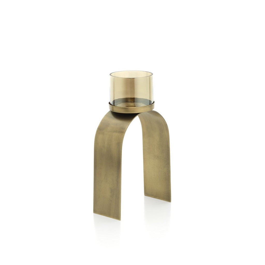 The Bow Glow T-light Holder - Goud - SET/2