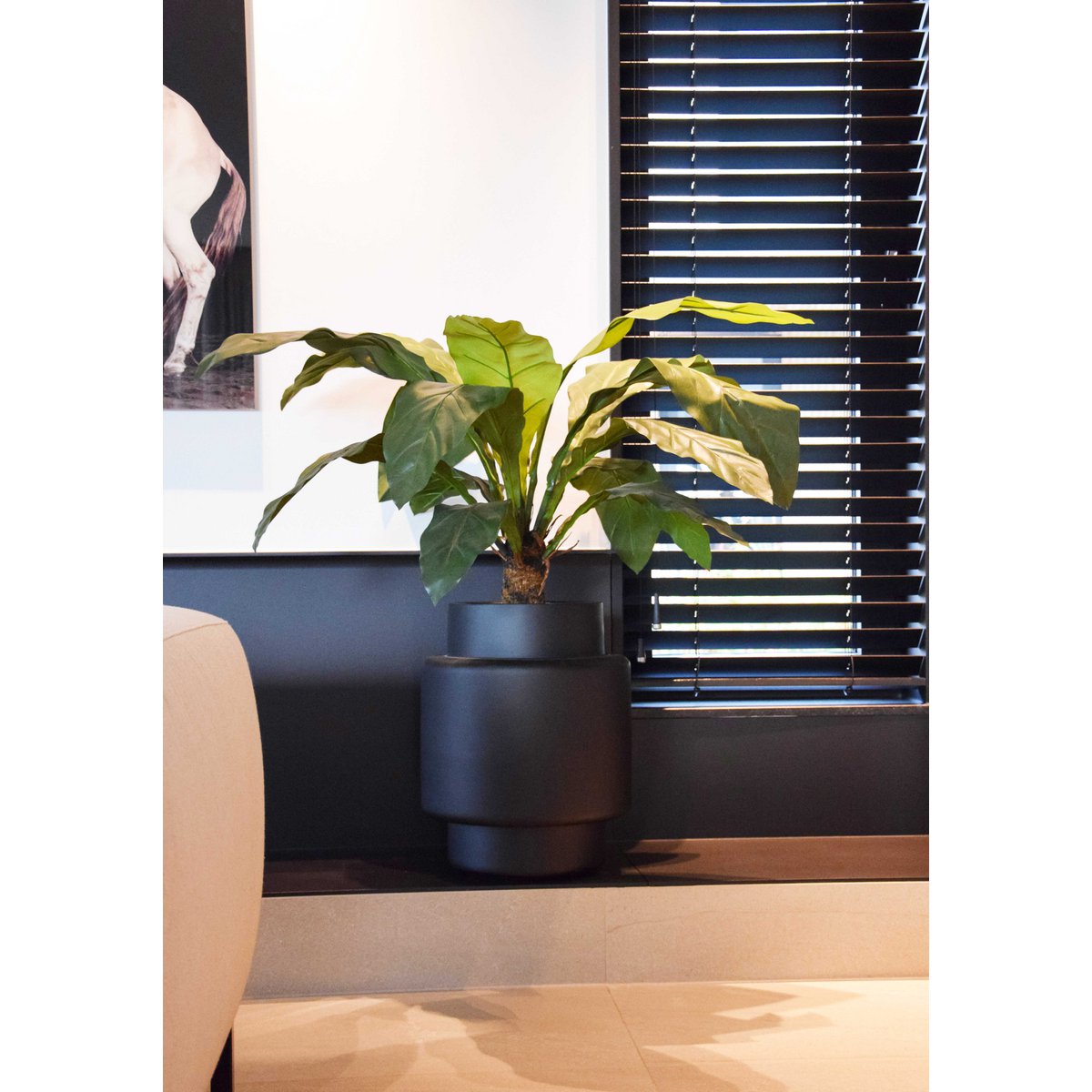 Plantenpot Billund Zwart