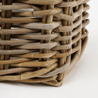 Plantenmand set buiten Marcia Grijs