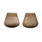 Waxinelichthouder - Tasman XS taupe Ø13,5 x H12 cm (set van 2 stuks)