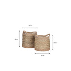 Plantenmand set Anne Lichtbruin