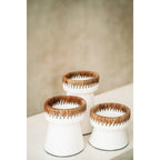 The Pretty Candle Holder - Wit Naturel - S