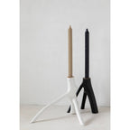 The Triple Twig Candle Holder - Zwart