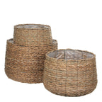SET - Plantenmanden Avalon Lichtbruin