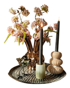 Black & Gold Luxe Tafelset - Soft Blossom