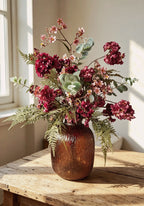 Luxe Herfstboeket incl. amberkleurige vaas