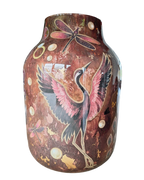 Vasenzo Original - Kraanvogel Vaas Burgundy