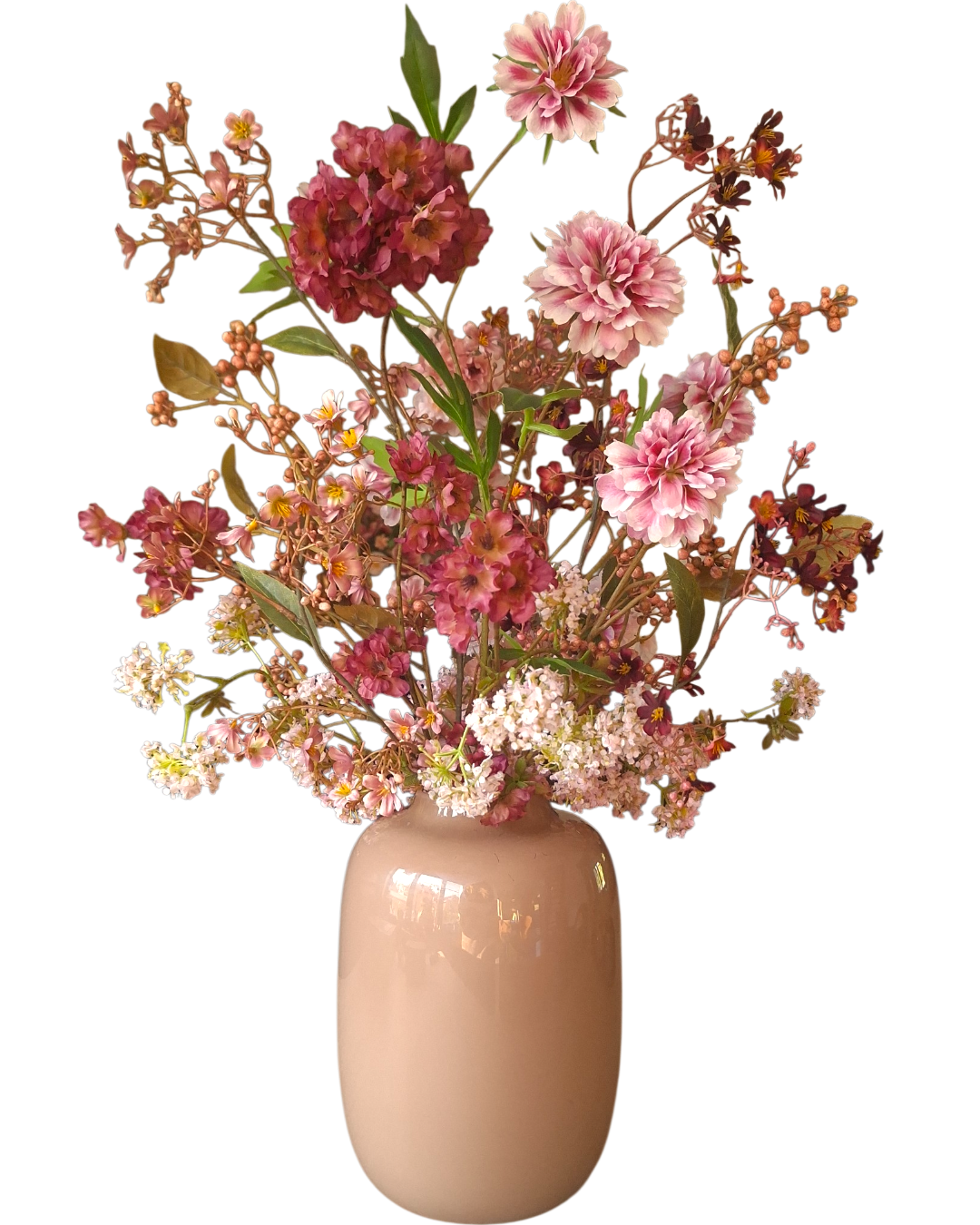 Autumn Pink Blush - Zijdeboeket