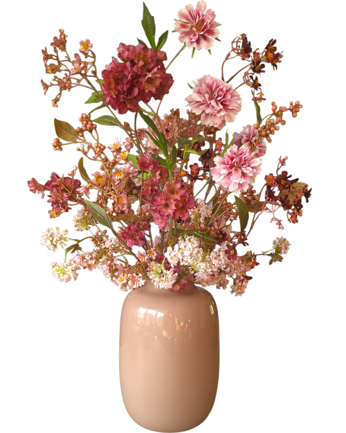 Autumn Pink Blush - Zijdeboeket