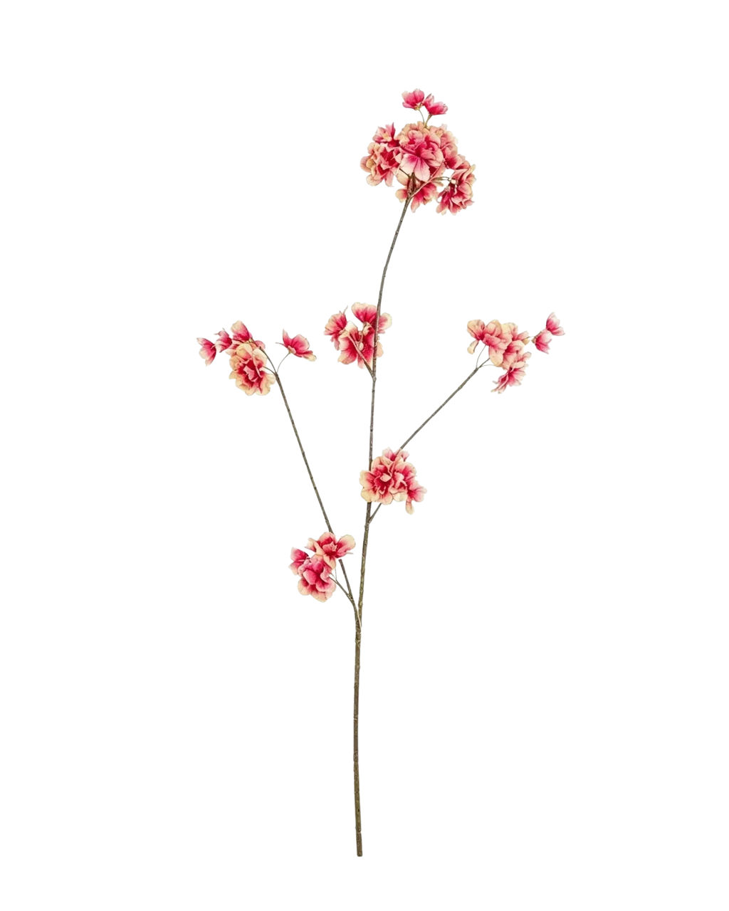 Zijden Prunus Tak - Vermillion