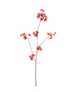Zijden Prunus Tak - Vermillion