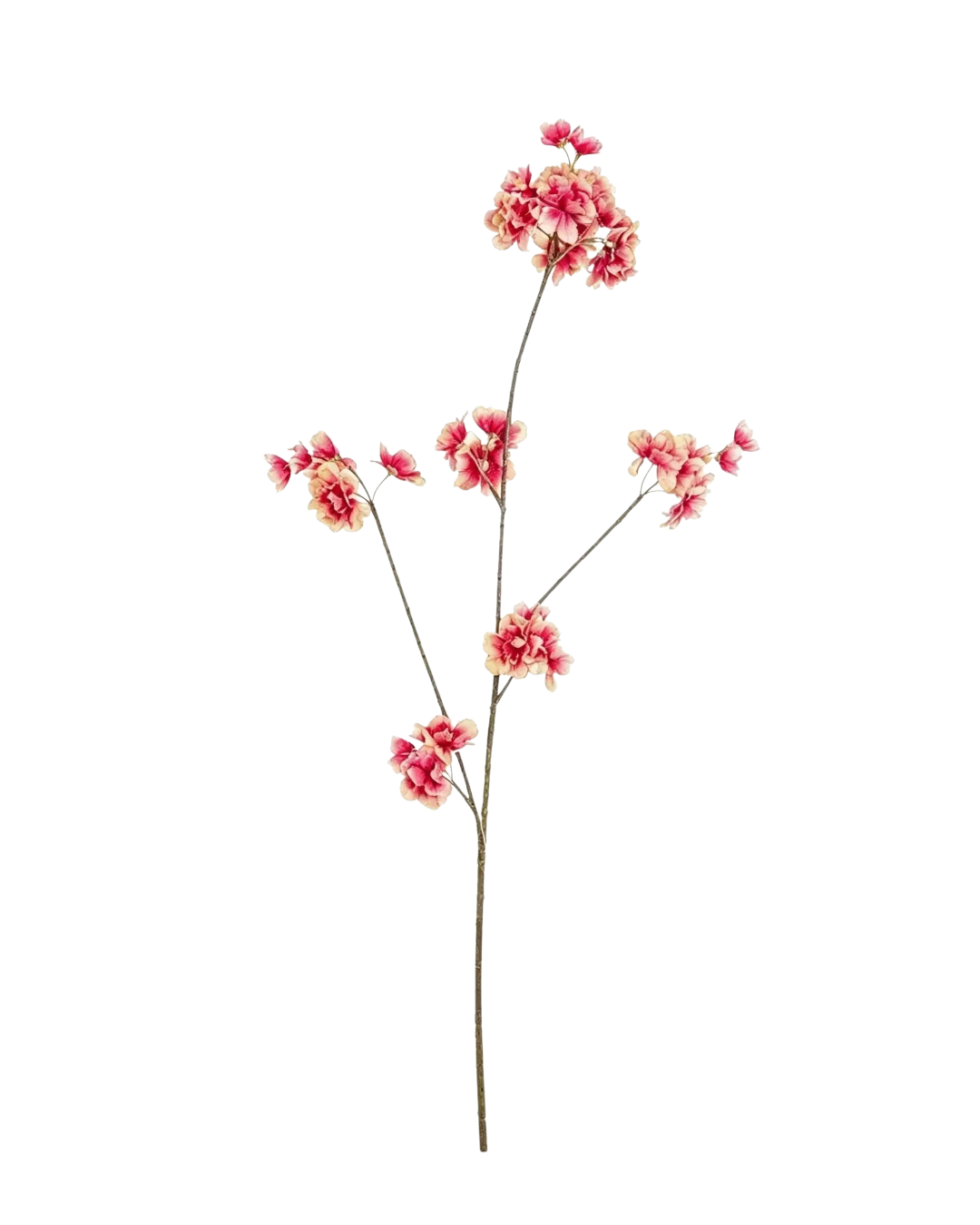 Zijden Prunus Tak - Vermillion
