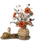Tafelset - Herfstboeket zijdebloemen