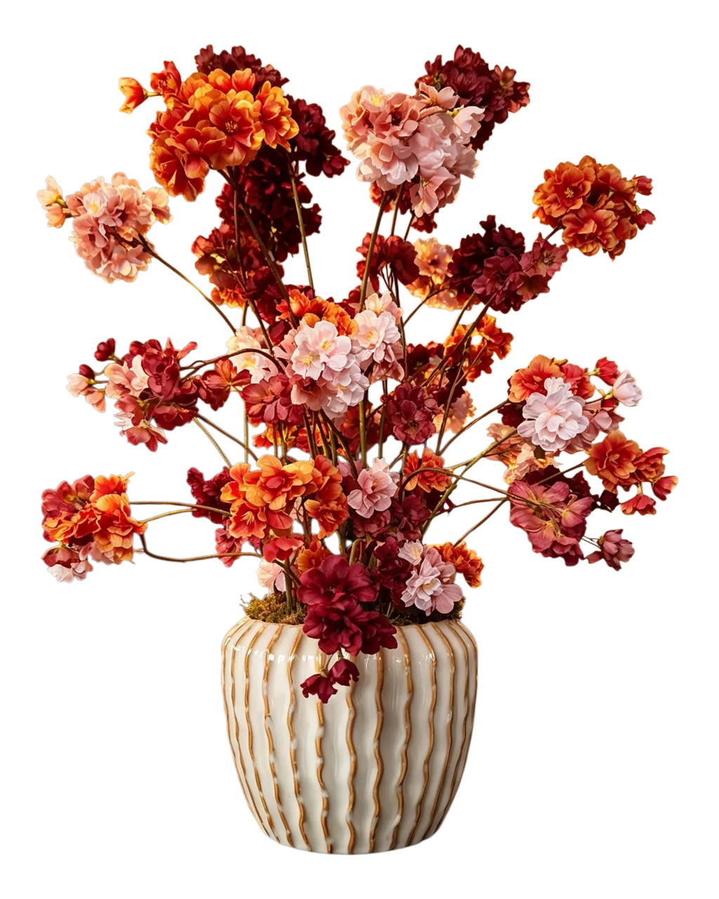 Autumn Blossom – Herfst bloemstuk met zijdebloesem