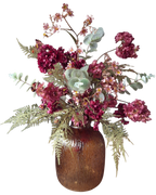 Luxe Herfstboeket incl. amberkleurige vaas