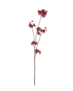 Zijden Prunus Tak - Burgundy