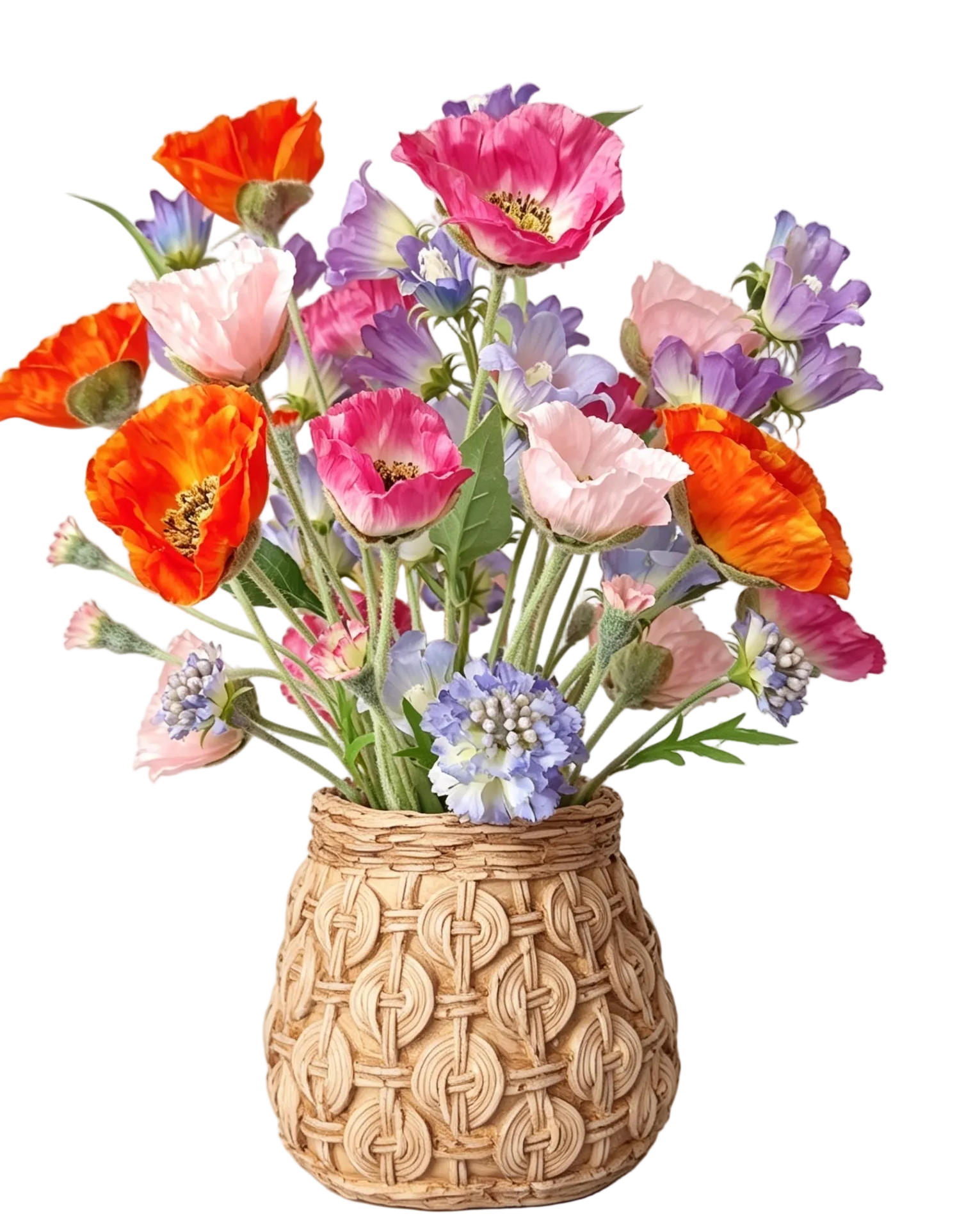 Poppy Mix met pot Knot