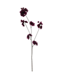 Zijden Prunus Tak - Aubergine