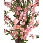 Roze Kersenbloesem in gouden Keramieken Pot