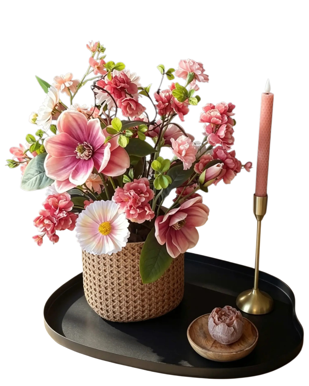 🌸 Magnolia Blush – Luxury Table Set