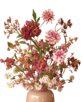 Autumn Pink Blush - Zijdeboeket